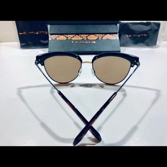 La Matta Sunglasses Havana Brow Black Red; w/Brown - Picture 2 of 8